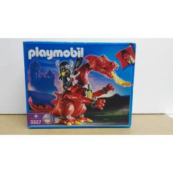 3327 Dragón rojo con caballero