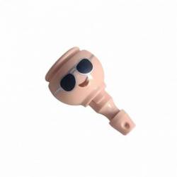 AG0305 CABEZA GAFAS TEZ BLANCA