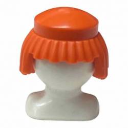 AG0911 PELO PAYASO NARANJA...