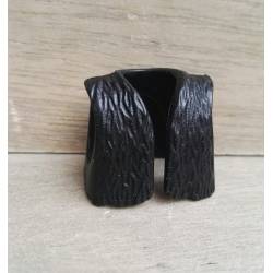 AA0901 CHALECO PIEL NEGRO