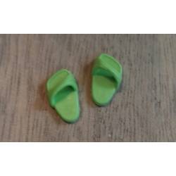 AE0903 CHANCLAS NIÑO VERDES
